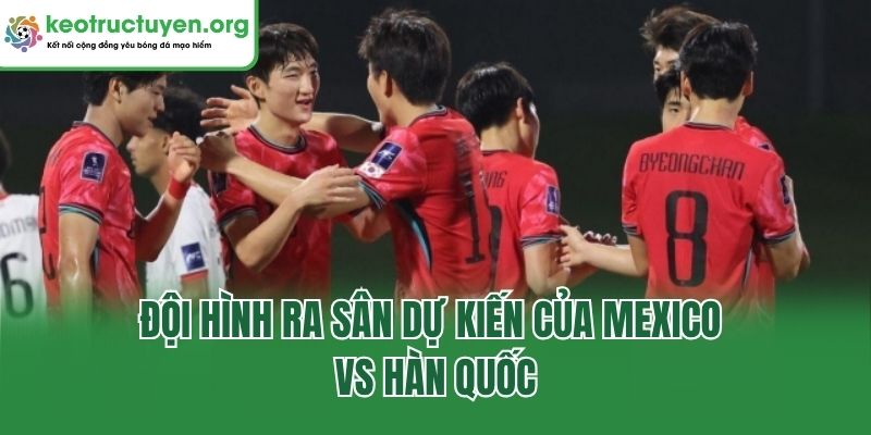 Nhận Định U17 Mexico Vs U17 Hàn Quốc: Liệu Ai Sẽ Lên Ngôi Đội hình ra sân dự kiến của Mexico vs Hàn Quốc