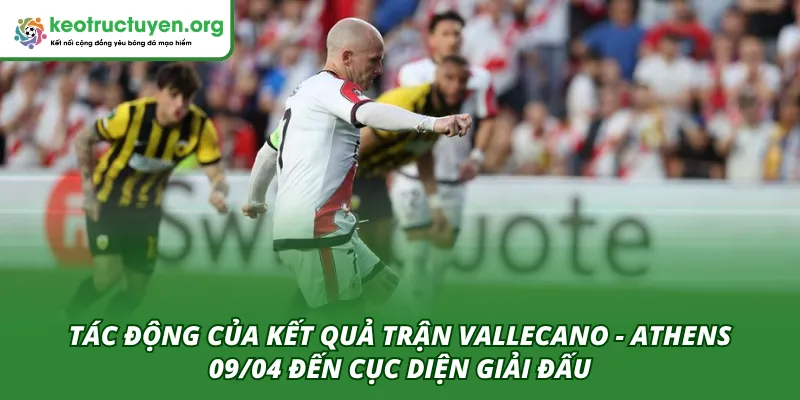 Kết Quả Bóng Đá Vallecano - Athens 09/04: Bản Lĩnh La Liga Ảnh hưởng của kết quả trận Vallecano - Athens 09/04 đến cục diện giải đấu