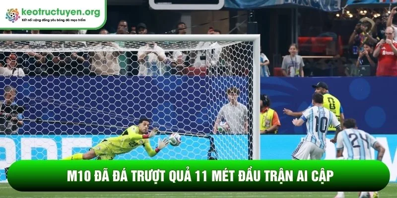 M10 đã đá trượt quả 11 mét đầu trận Ai Cập